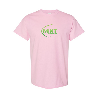 Men's Mint Radio Logo Cotton T-Shirt