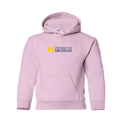 Youth University of Michigan Logo Pullover Hoodie