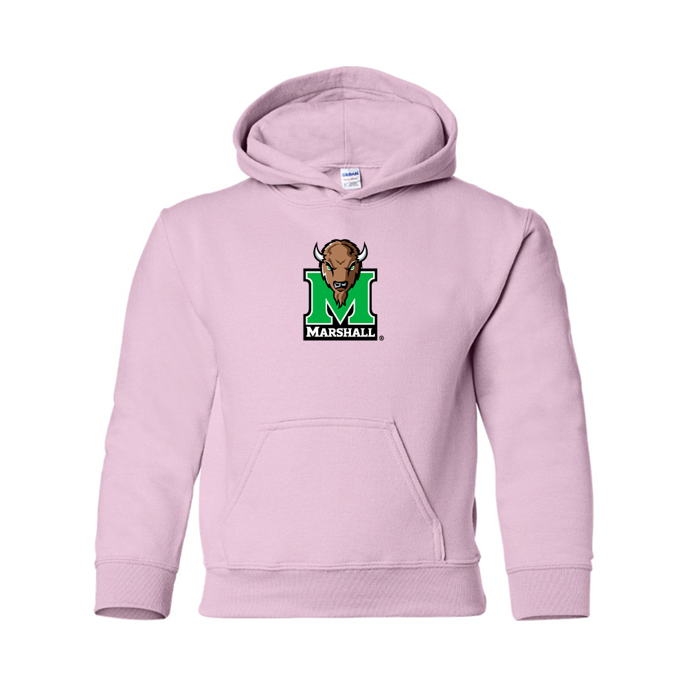 Youth Marshall Thundering Herd Logo Pullover Hoodie
