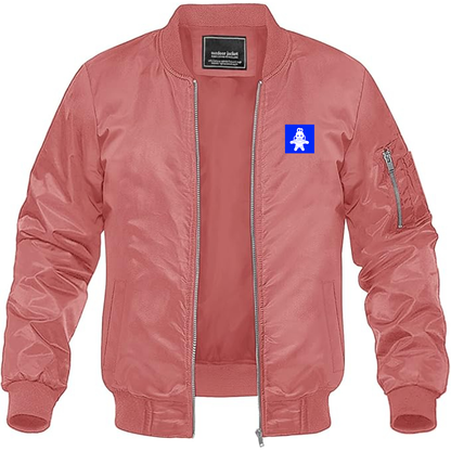 Men's  Mac Miller Logo Lightweight Bomber Jacket Windbreaker Softshell Varsity Jacket Coat