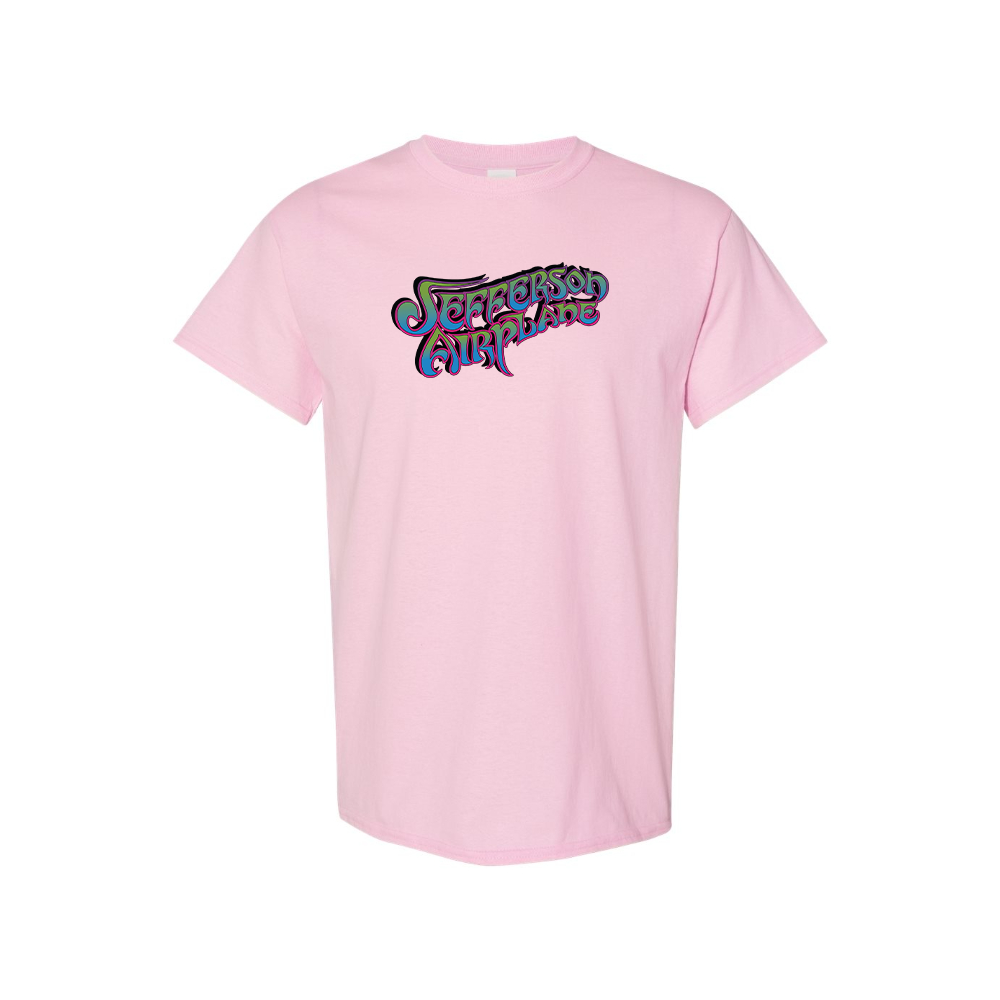 Men's Jefferson Airplane Logo Cotton T-Shirt