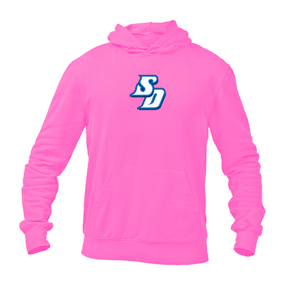 Men's San Diego Toreros Logo Gildan  Heavy Blend Hooded Sweatshirt