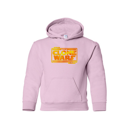 Youth The Clone wars Logo Pullover Hoodie