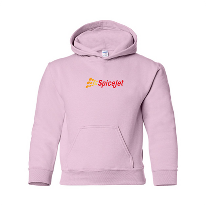 Youth SpiceJet Logo Pullover Hoodie