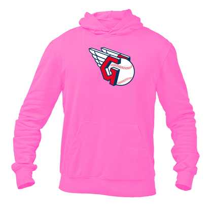 Men's Cleveland Guardians Logo Pullover Hoodie
