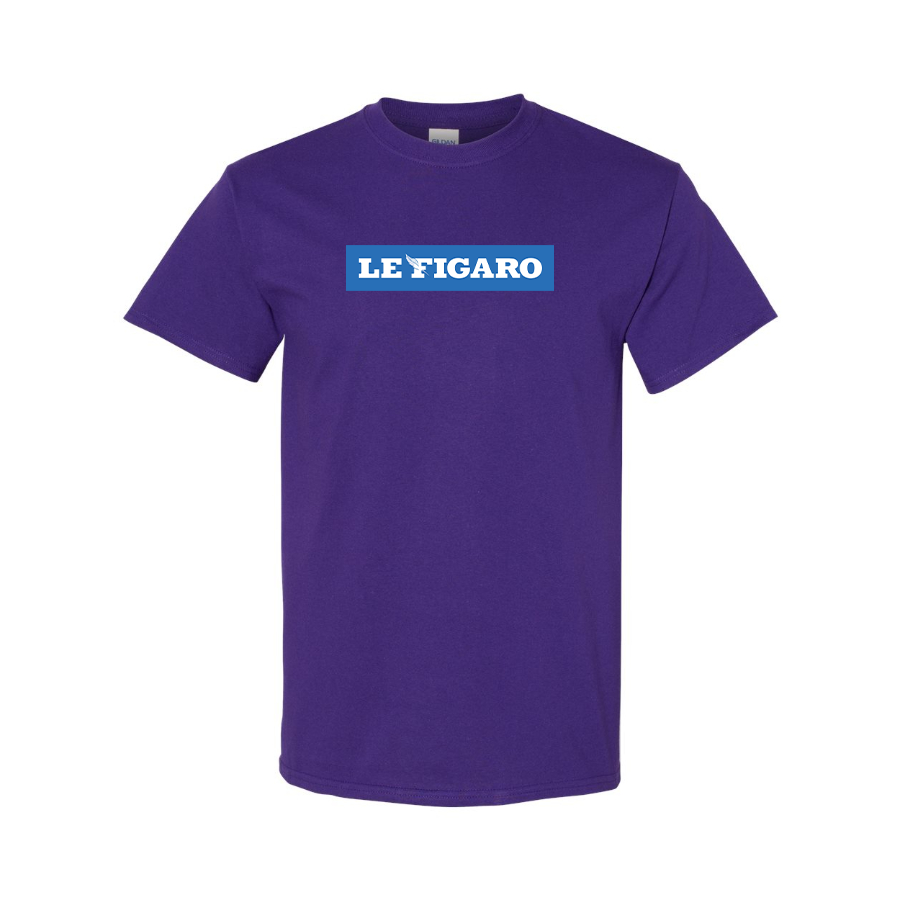 Men's Le Figaro Logo Cotton T-Shirt