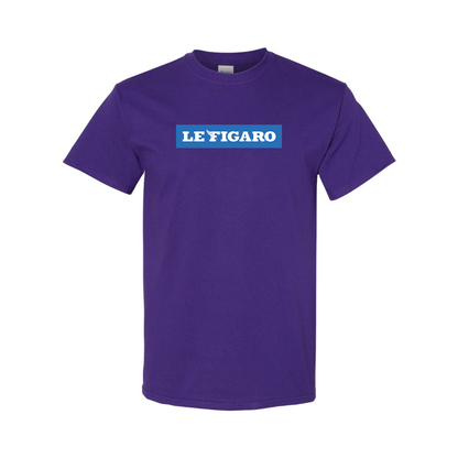 Men's Le Figaro Logo Cotton T-Shirt