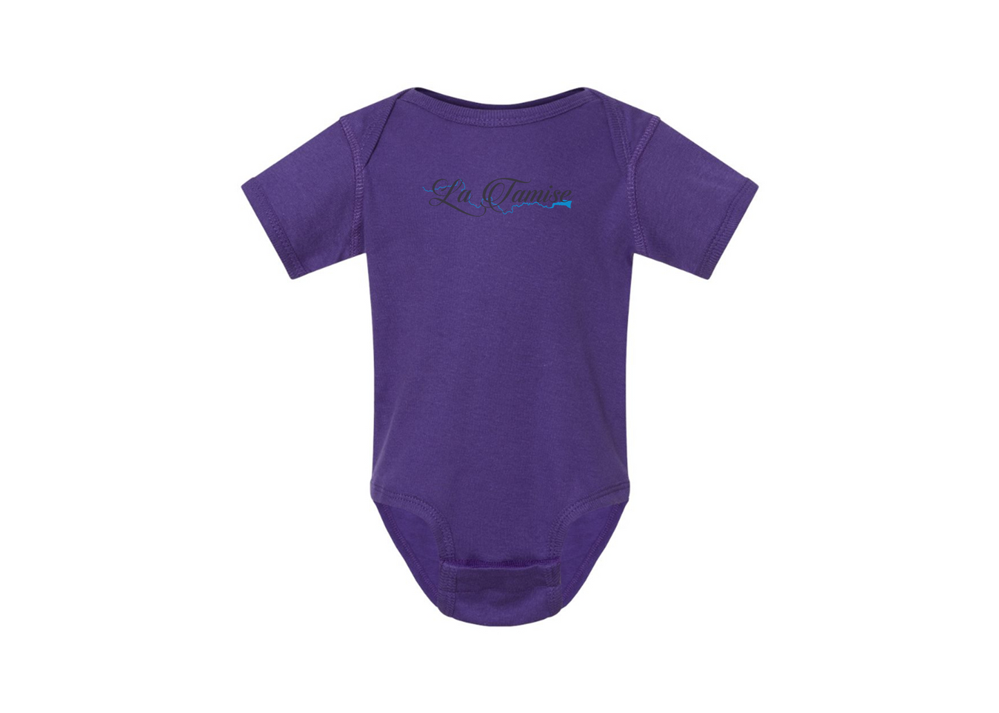 La Tamise Logo  Rabbit Skins Infant Baby Rib Bodysuit