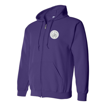 Men's Happy Mammoth Logo Zipper Hoodie