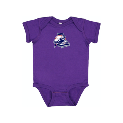 Aguascalientes Rieleros Logo Baby Romper Onesie