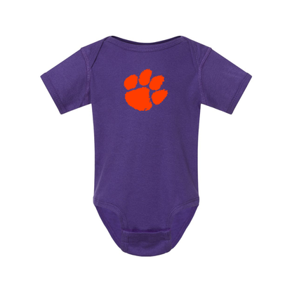 Clemson Tigers  Rabbit Skins Infant Baby Rib Bodysuit