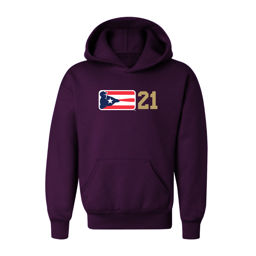 Youth  Liga de Beisbol Profesional Roberto Clemente Logo Pullover Hoodie
