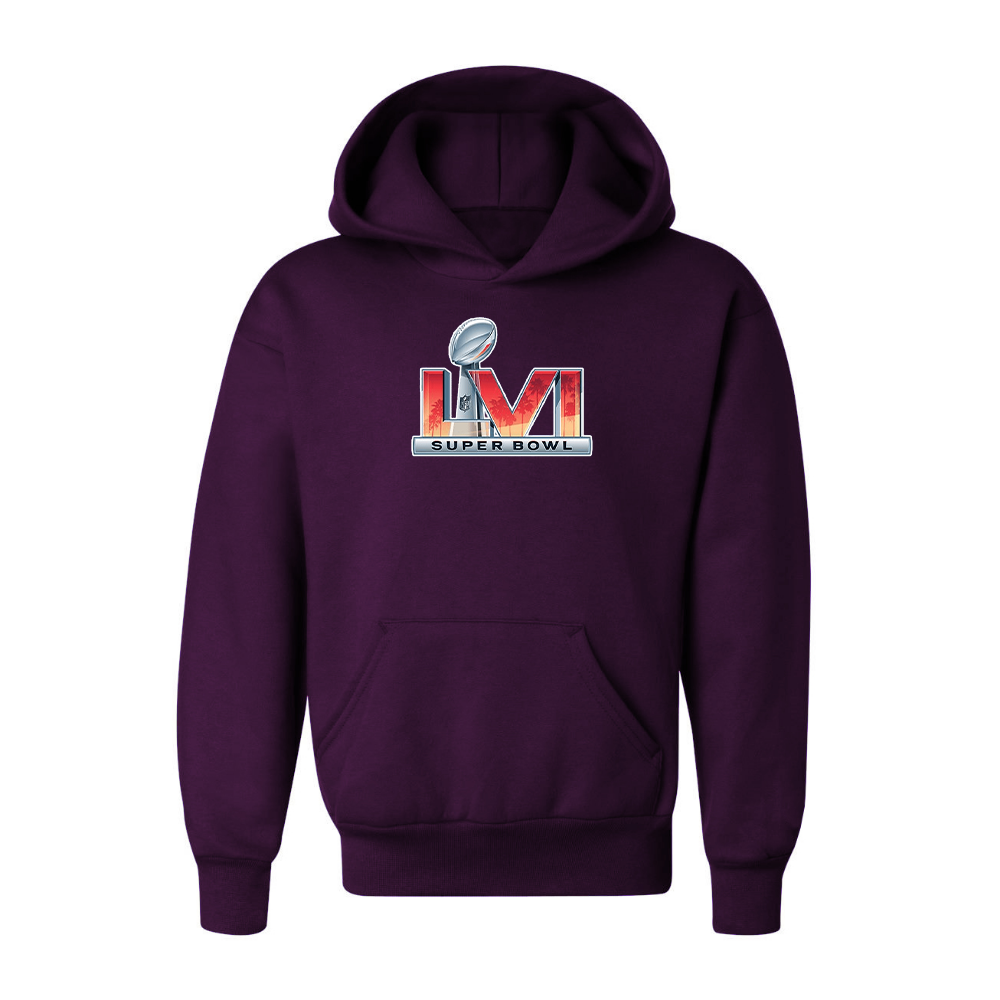Youth Superbowl LVI Logo  Pullover Hoodie