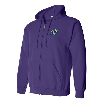Men's Merrimack Warriors Logo Zipper Hoodie