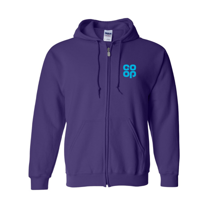 Men's CoOp Gildan  Heavy Blend Full Zip Hooded Sweatshirt