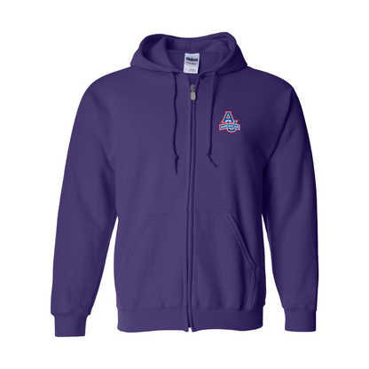 Men's  American Eagles  Gildan  Heavy Blend Full Zip Hooded Sweatshirt