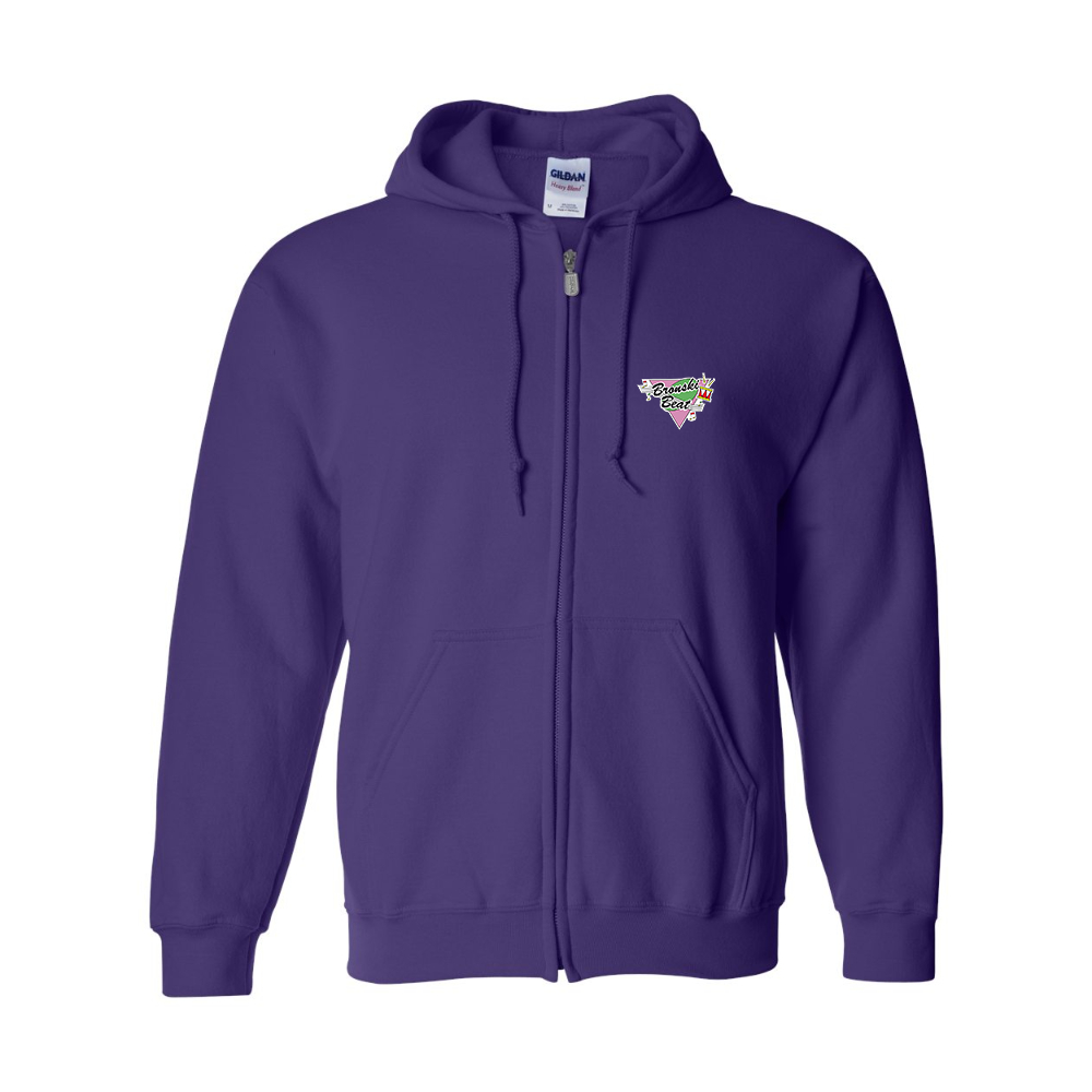 Men's  Bronski Beat   Gildan  Heavy Blend Full Zip Hooded Sweatshirt