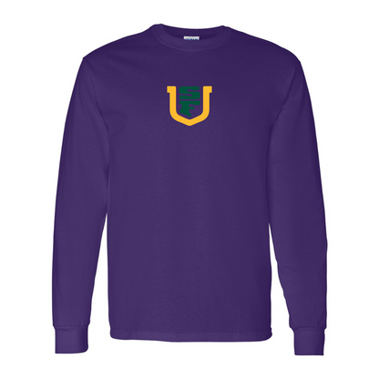 Men's San Francisco Dons Logo Gildan Heavy Cotton Long Sleeve T-Shirt