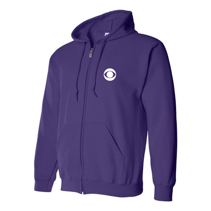 Men's CBS Logo Zipper Hoodie