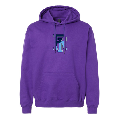 Men's Rhode Island Rams Logo Softstyle Midweight Hooded Sweatshirt
