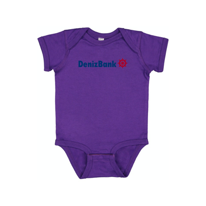 DenizBank Logo Baby Onesie Romper
