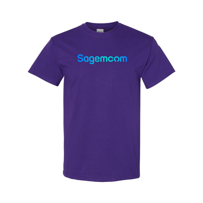 Men's Sagemcom Logo  Cotton T-Shirt