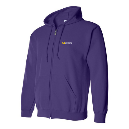 Men’s University of Michigan Logo Zipper Hoodie