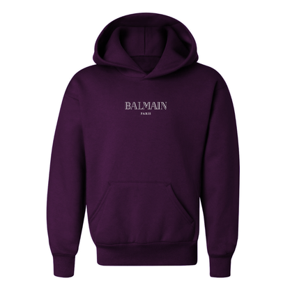 Youth  Balmain Logo  Pullover Hoodie