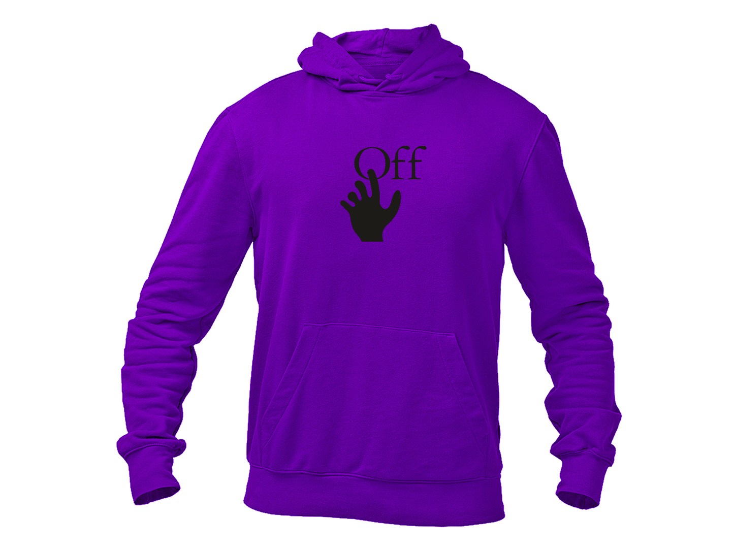 Men's Off-White Hand Softstyle Midweight Hooded Sweatshirt