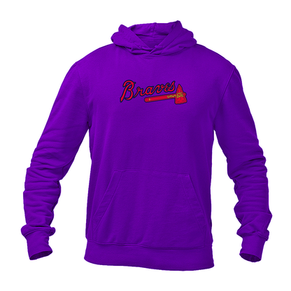 Men's Atlanta Braves Logo Pullover Hoodie