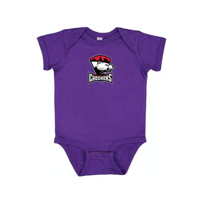 Charlotte Checkers Logo Baby Romper Onesie