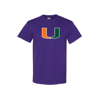 Men's Miami Hurricanes Logo Cotton T-Shirt