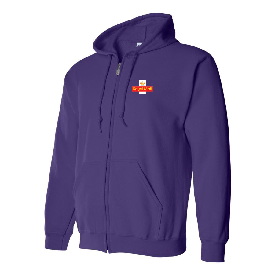 Men's Royal Mail   Logo Zipper Hoodie