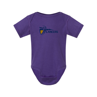 California Baptist Lancers  Rabbit Skins Infant Baby Rib Bodysuit