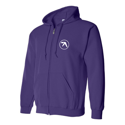 Men's Aphex Twin Logo Zipper Hoodie
