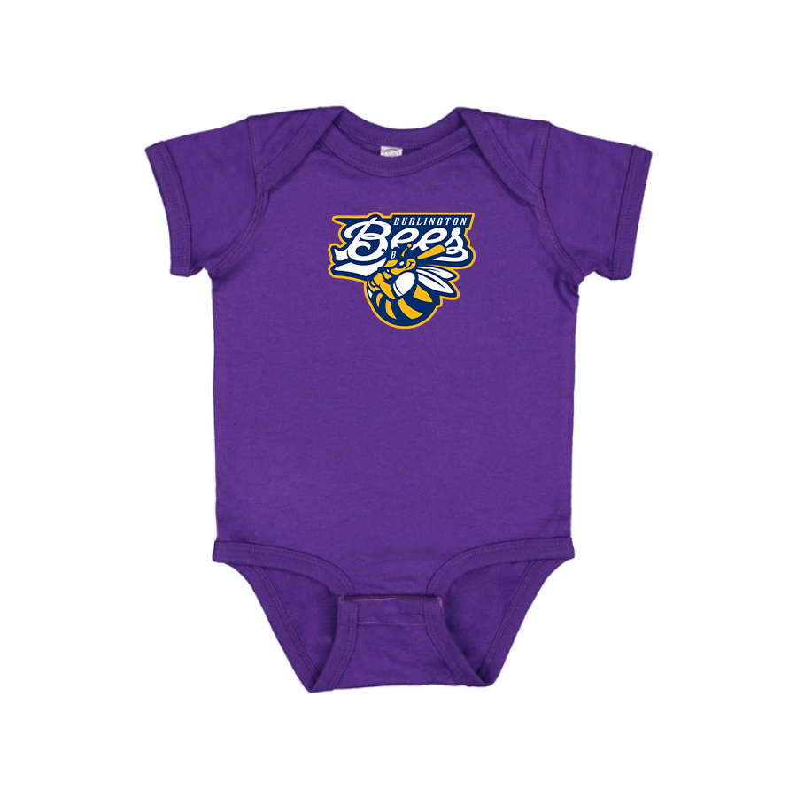 Burlington Bees  Logo Baby Onesie Romper