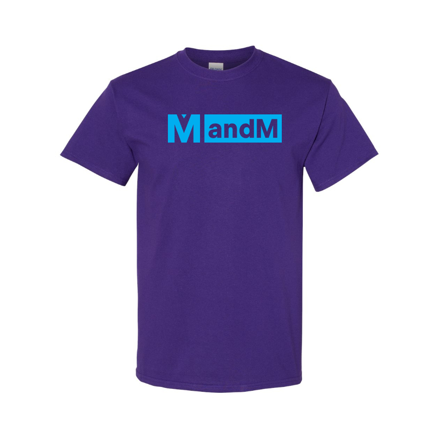 Men's MandM   Logo Cotton T-Shirt