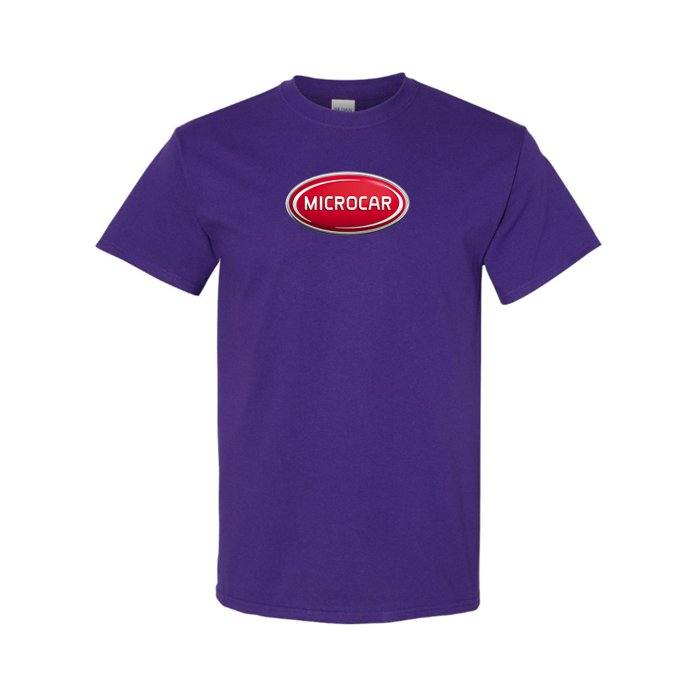 Men's Microcar Logo Cotton T-Shirt