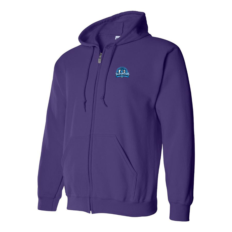 Men's Saint Peters Peacocks Logo Zipper Hoodie