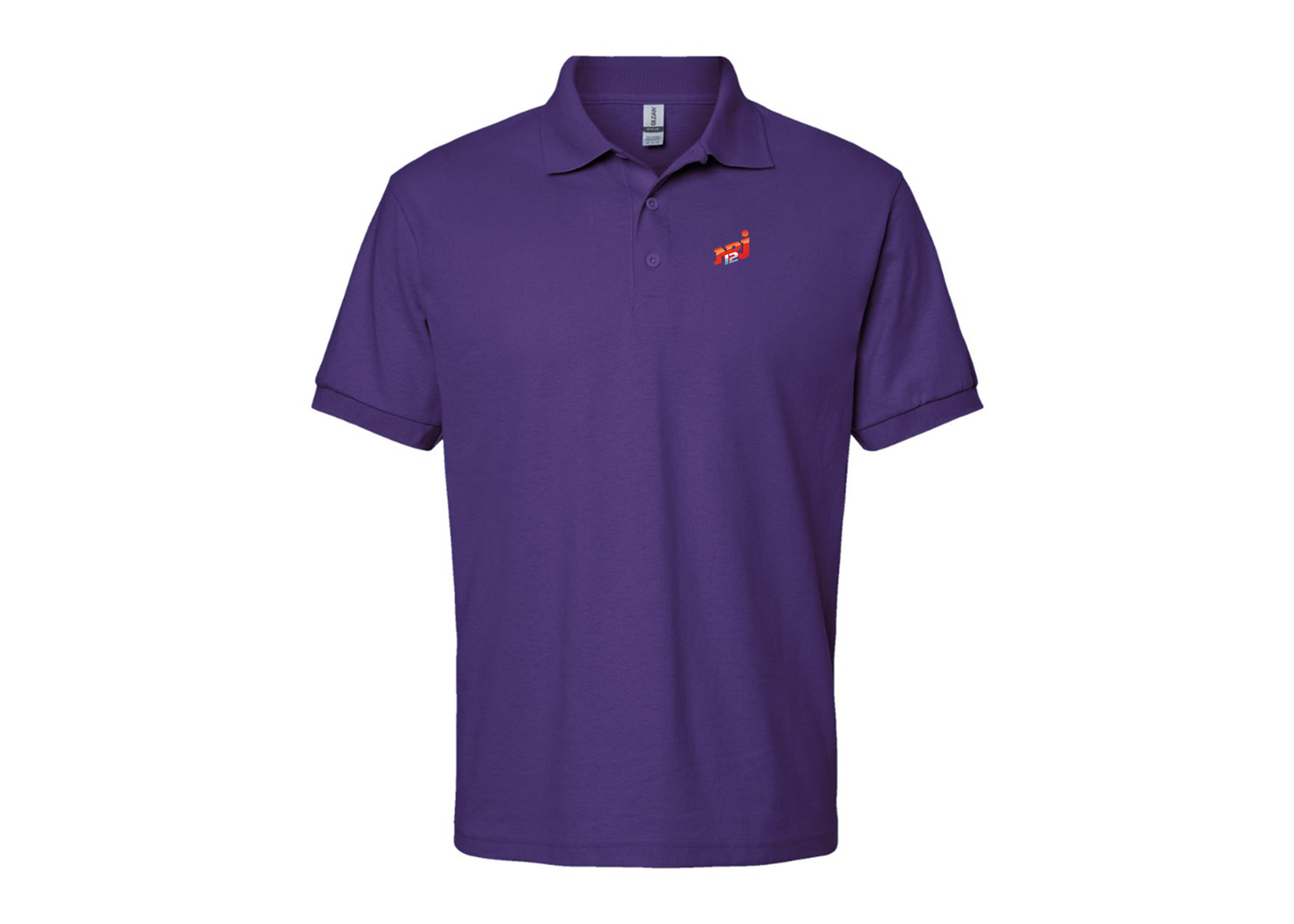 Men's NRJ 12 Logo Gildan Dry Blend Jersey Polo