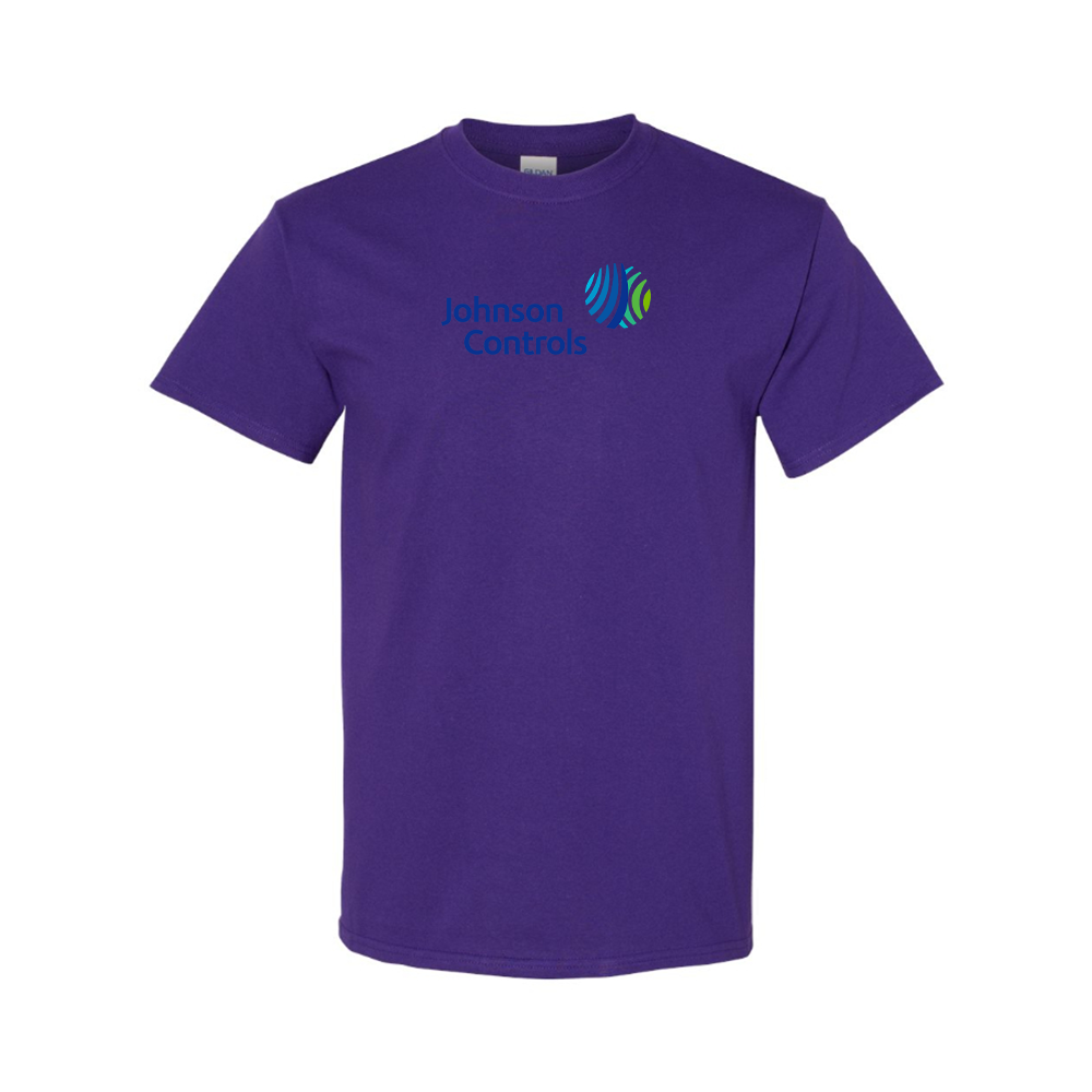 Men's Johnson-Controls Logo Cotton T-Shirt