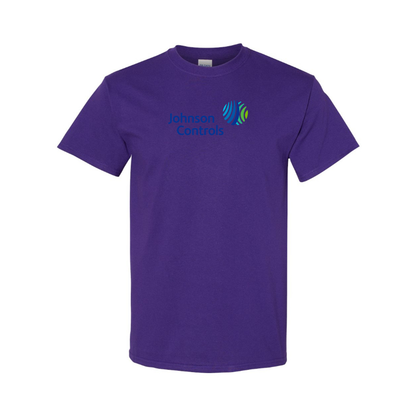 Men's Johnson-Controls Logo Cotton T-Shirt
