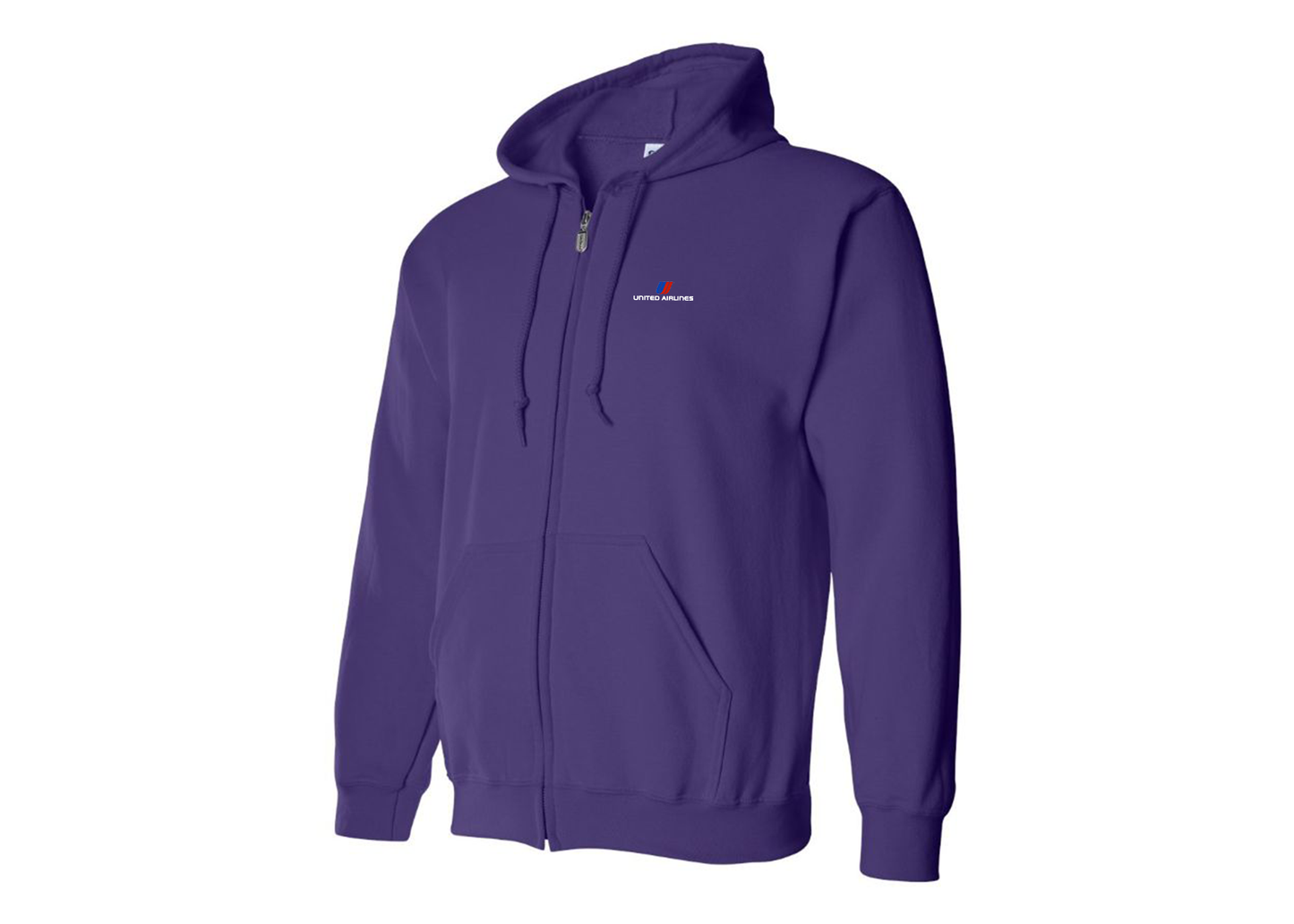 Men's United Airlines Logo Zipper Hoodie