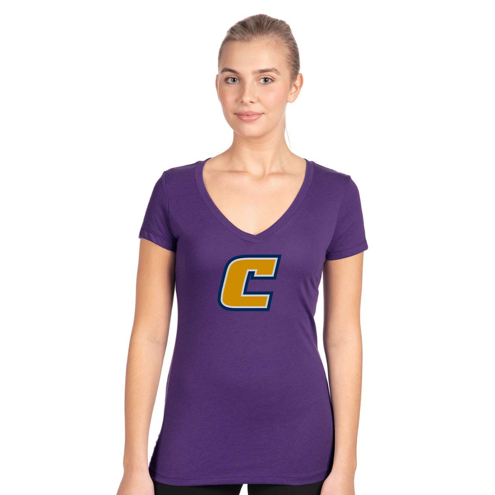 Women's Chattanooga Mocs Next Level V-Neck T-Shirt