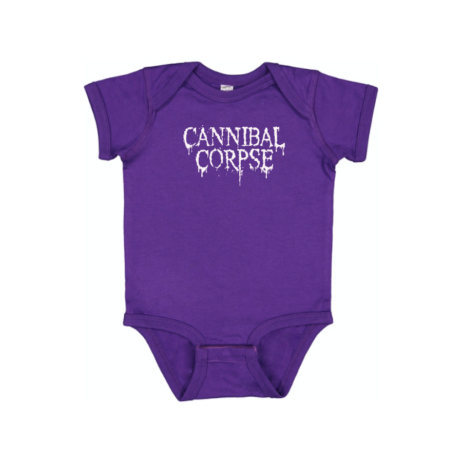 Cannibal Corpse Logo Baby Onesie Romper