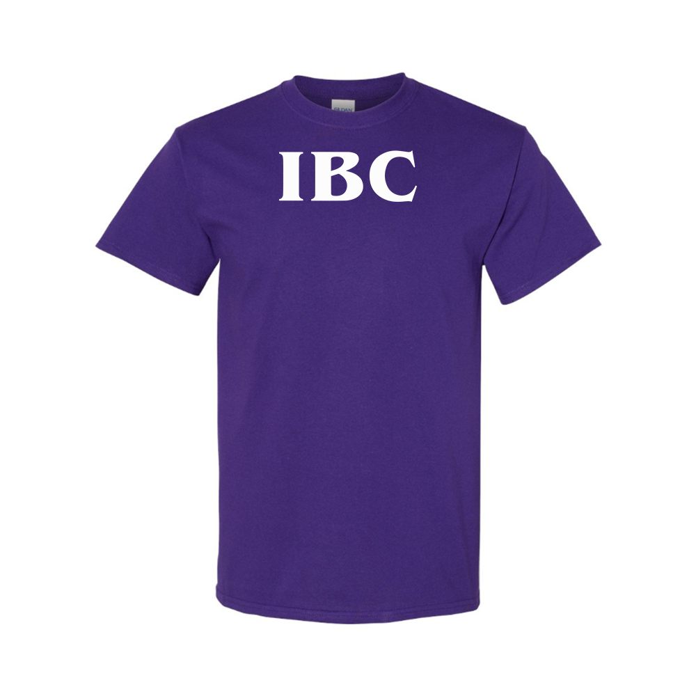 Men IBC Logo Cotton T-Shirt