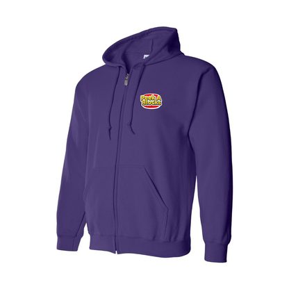 Men's Peek A Blocks Logo Zipper Hoodie