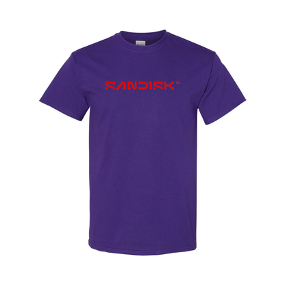 Men's SanDisk Logo  Cotton T-Shirt