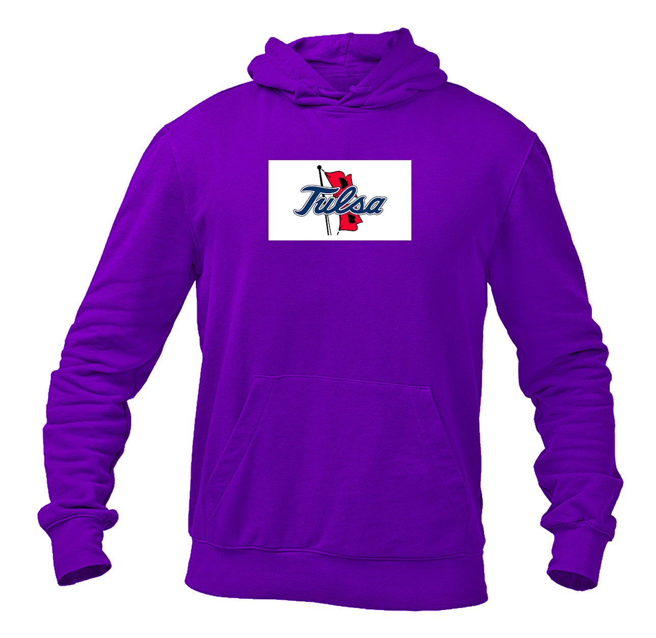 Men's Tulsa Golden Hurricane Logo  Pullover Hoodie