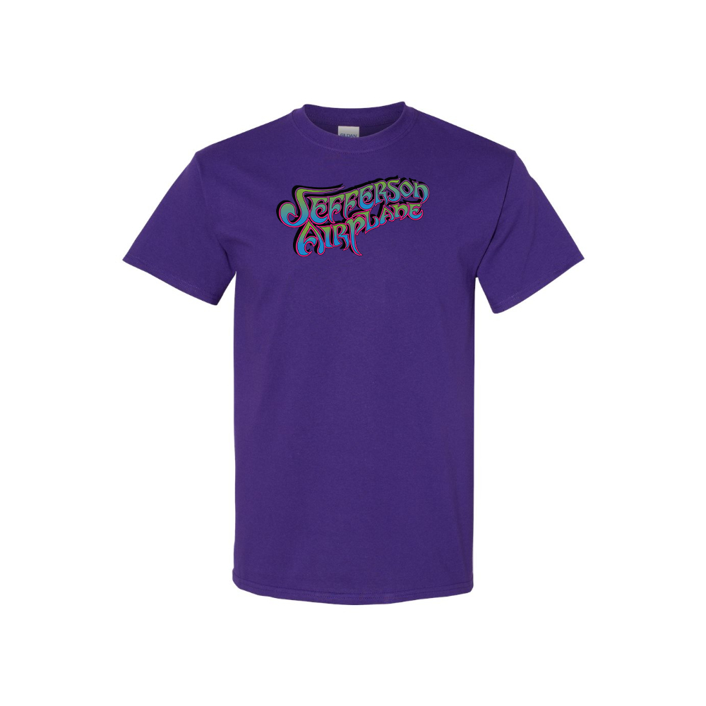 Men's Jefferson Airplane Logo Cotton T-Shirt